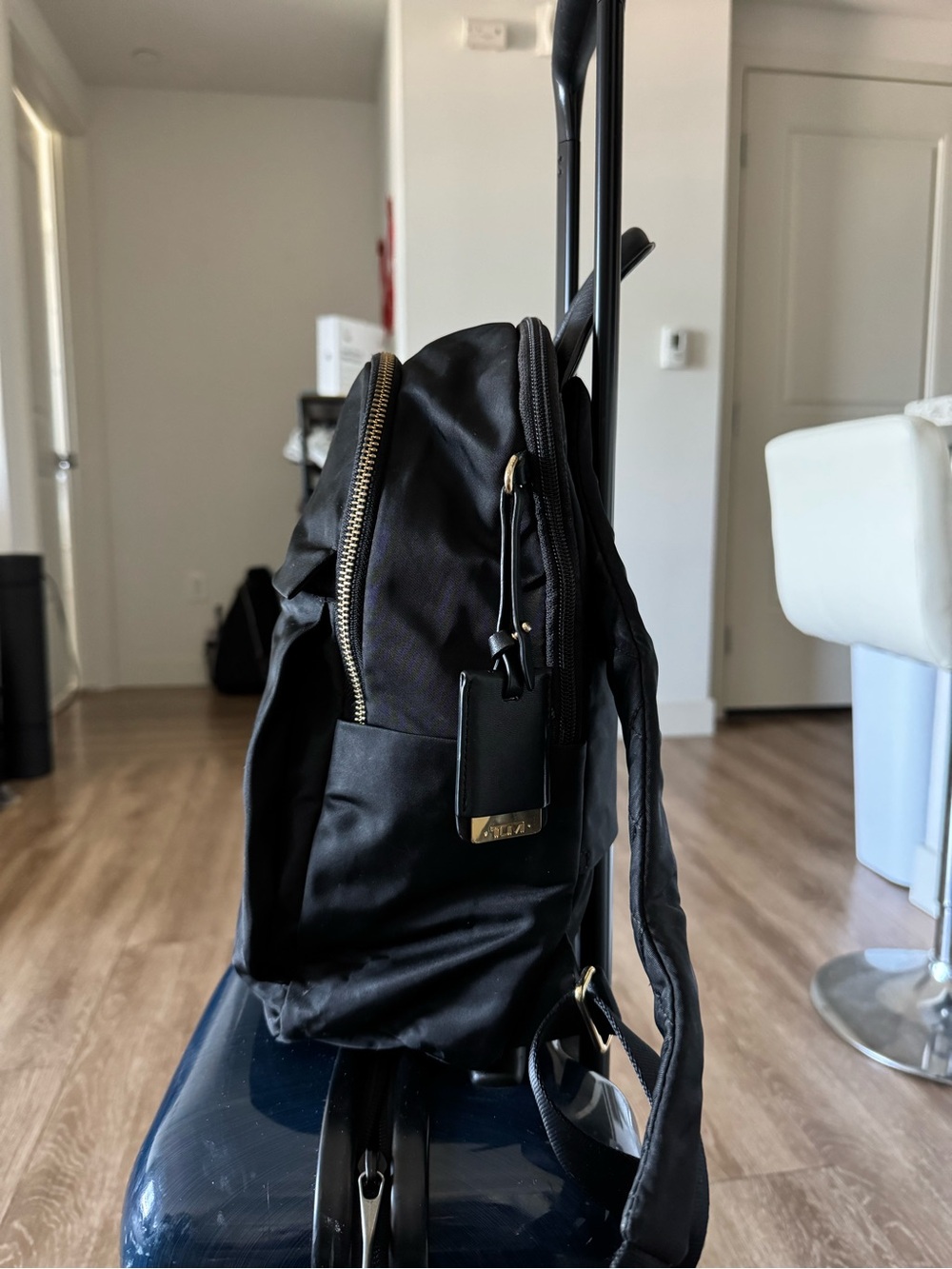 Tumi Nylon Black Backpack / Luggage Backpack - Picture 2 of 6